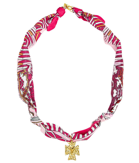 Scarf Necklaces - Spring