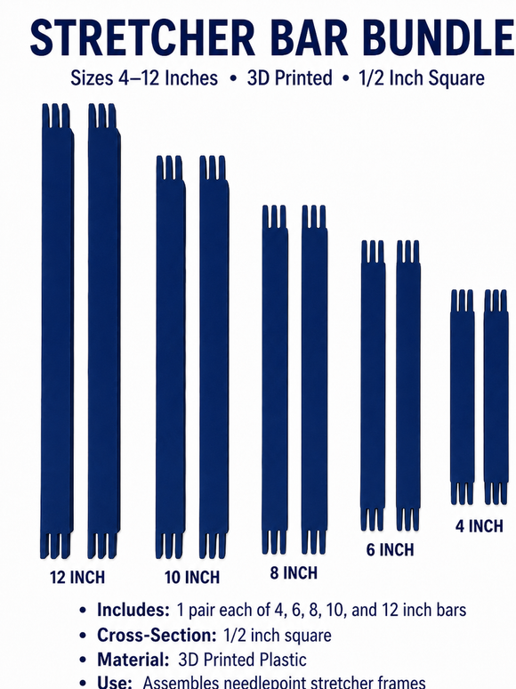 Stretcher Bars- 3D Full set