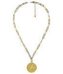 Lisi Lerch x NBL Needlepoint Stitcher Tag Necklace- 18K Gold Plated-1