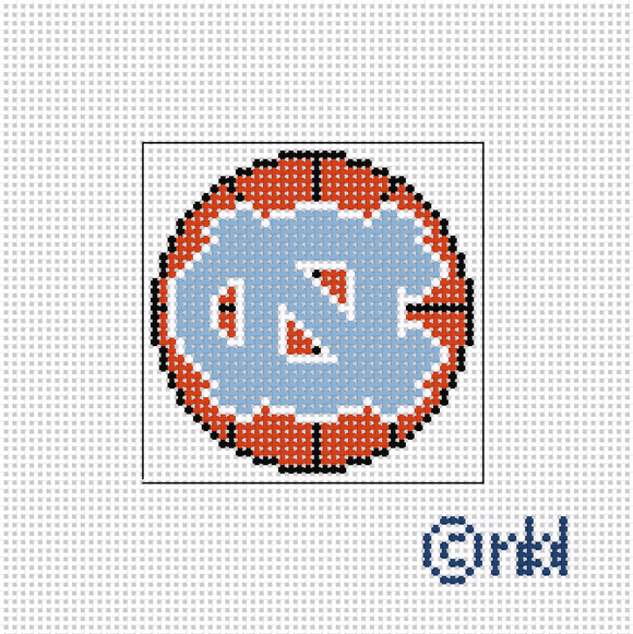 North Carolina Basketball Mini Square 2.2