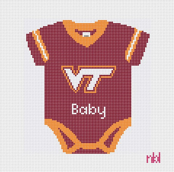 Virginia Tech Baby Onesie