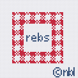 Ole Miss Gingham Mini Square 2.2