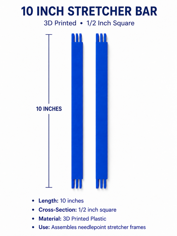 Stretcher Bars- 3D 10 inch pair