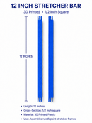 Stretcher Bars- 3D 12 inch pair-6
