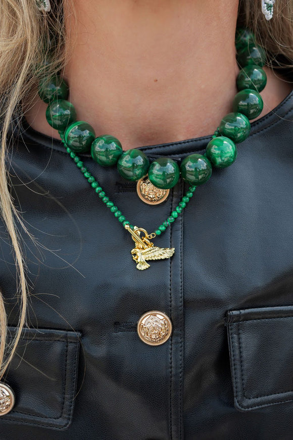 Ryan Beaded Acrylic Necklace