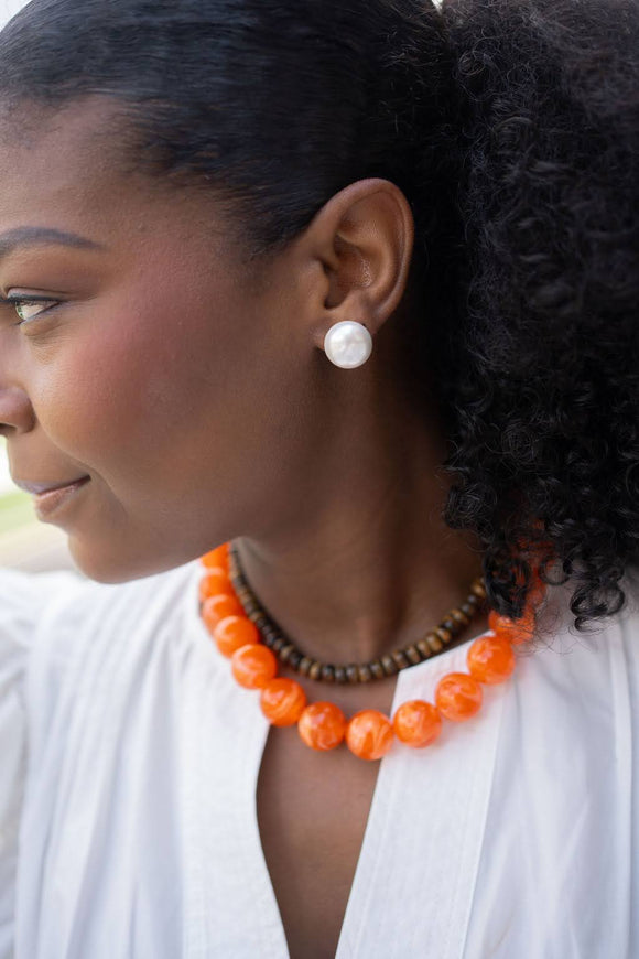 Ryan Beaded Acrylic Necklace