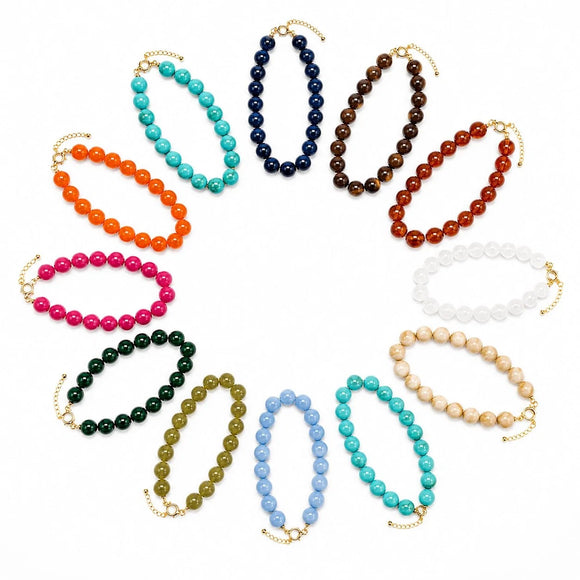 Ryan Beaded Acrylic Necklace