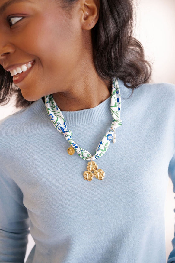 Scarf Necklaces - Spring