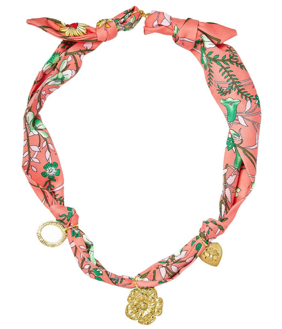 Scarf Necklaces - Spring