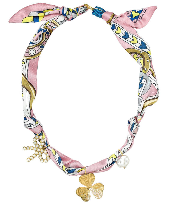 Scarf Necklaces - Spring