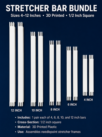 Stretcher Bars- 3D Full set