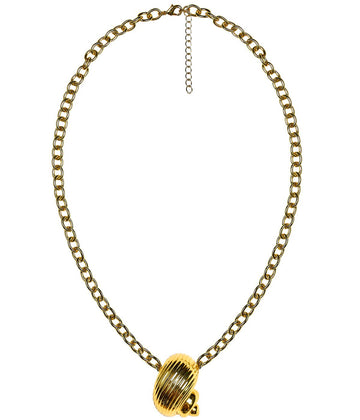 Soleil - Gold Conch Charm Necklace - 18k Gold Plated - 0