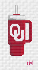 Oklahoma Tumbler - Needlepoint by Laura