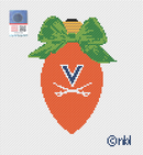 Virginia Christmas Bow Light Bulb Green-1