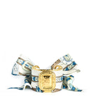Wide Gold Scarf Cuff - Evie-7