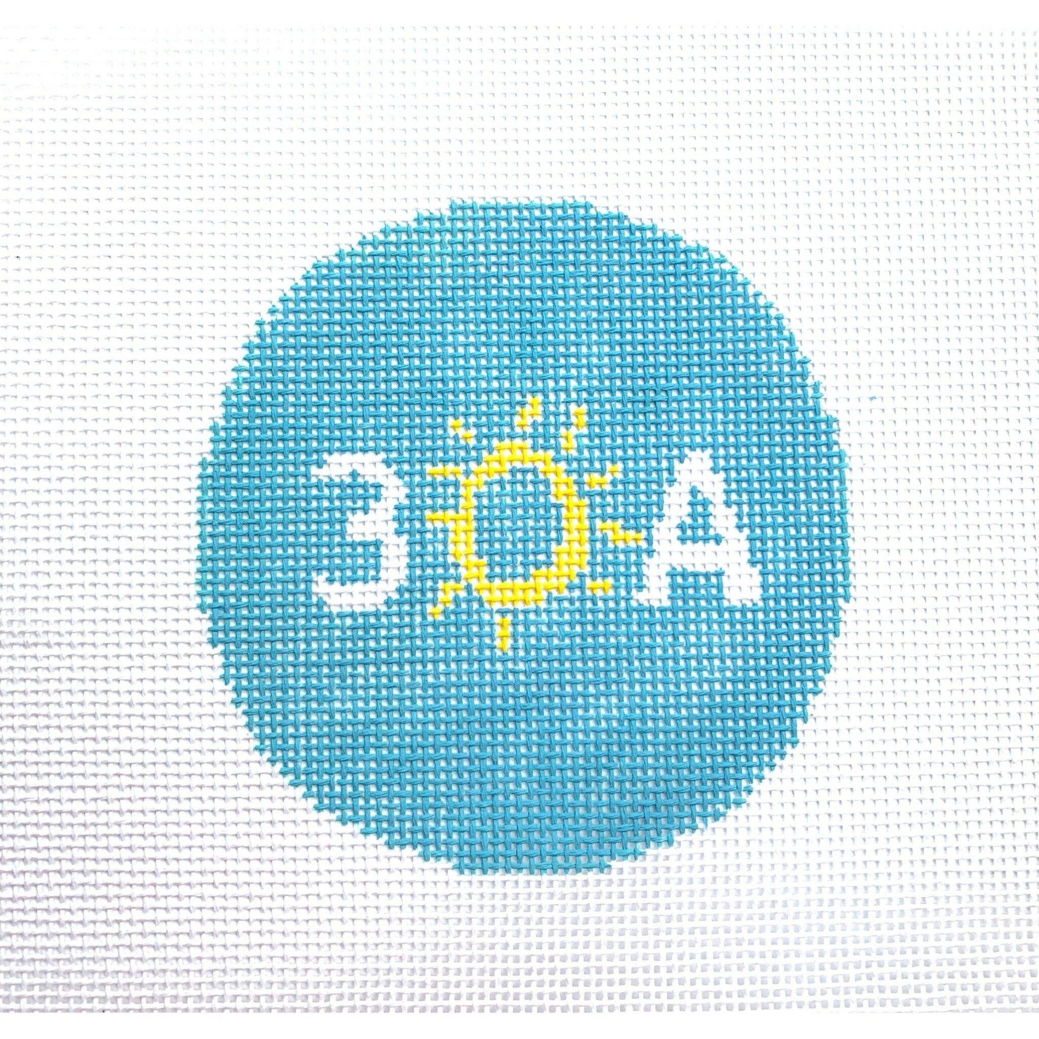 30A Round Needlepoint Canvas