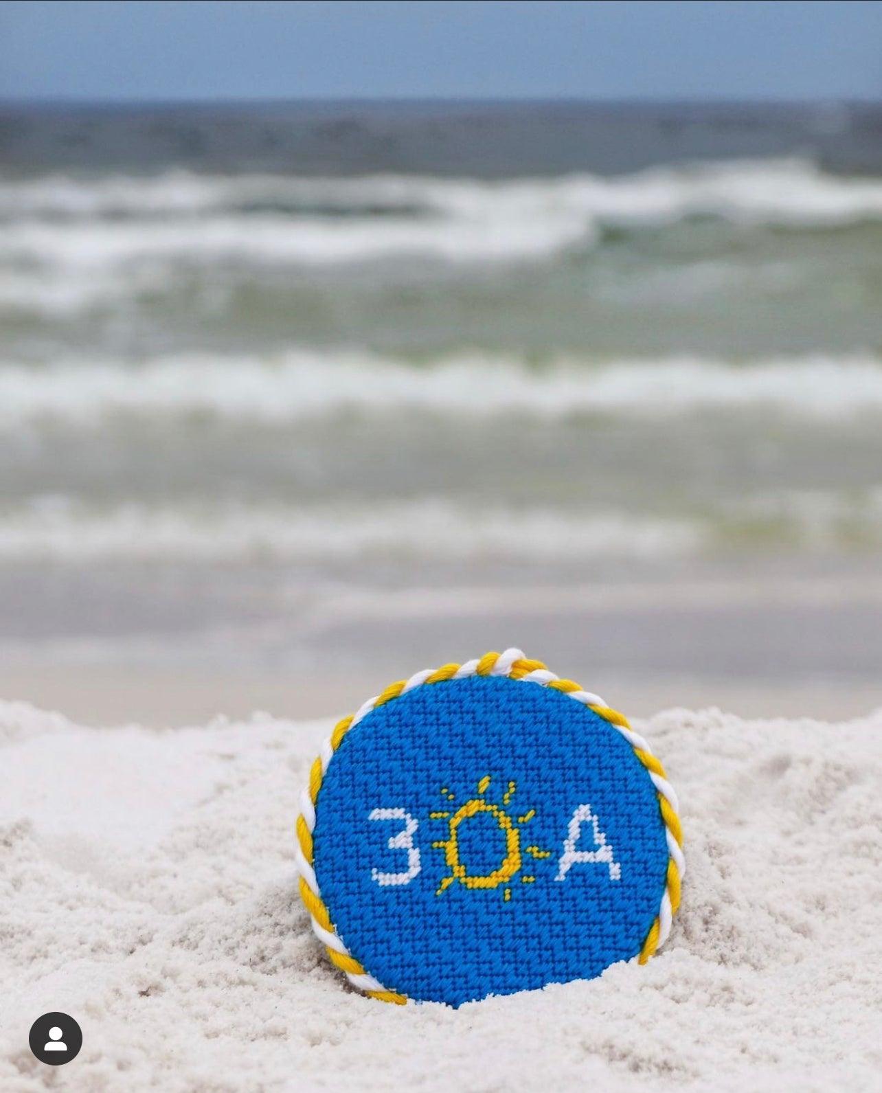 30A Round Needlepoint Canvas