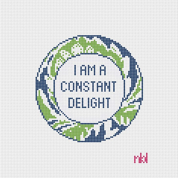 I am a constant delight 4 inch round - 0