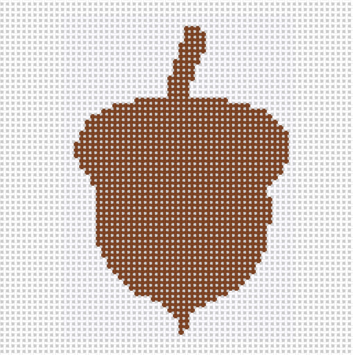 Happy Collection Fall Acorn - Needlepoint by Laura
