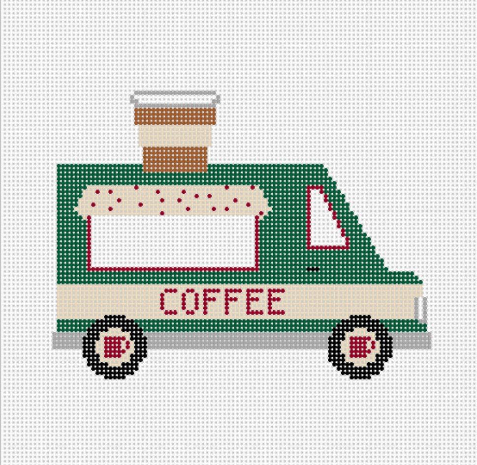 Coffee Truck - Needlepoint by Laura