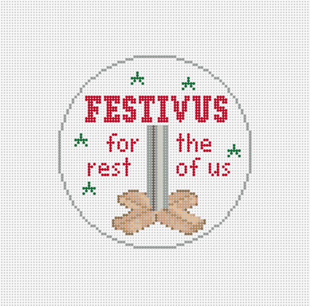 Festivus for the rest of us - Needlepoint by Laura