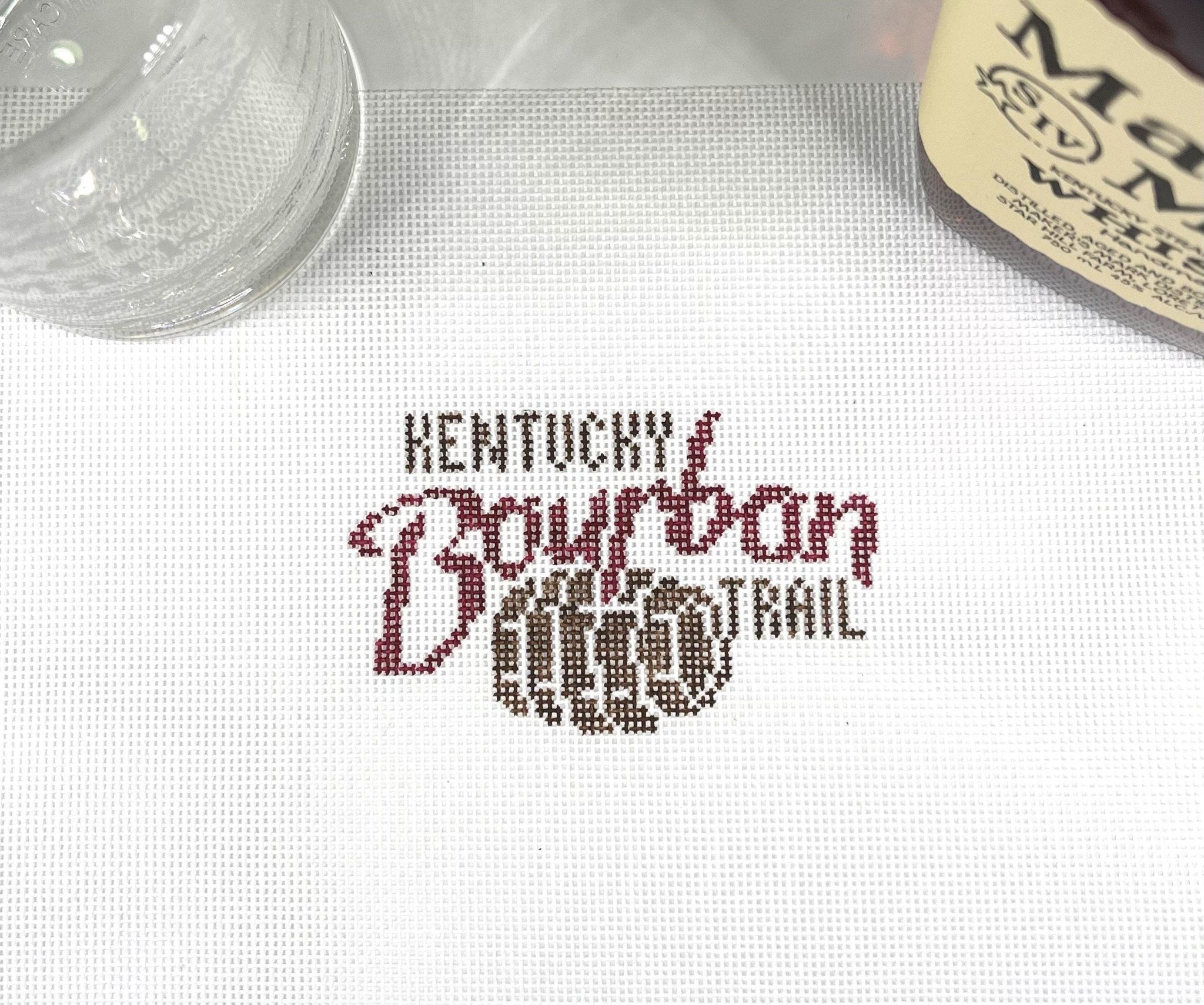 Kentucky Bourbon Trail Ornament - Needlepoint by Laura