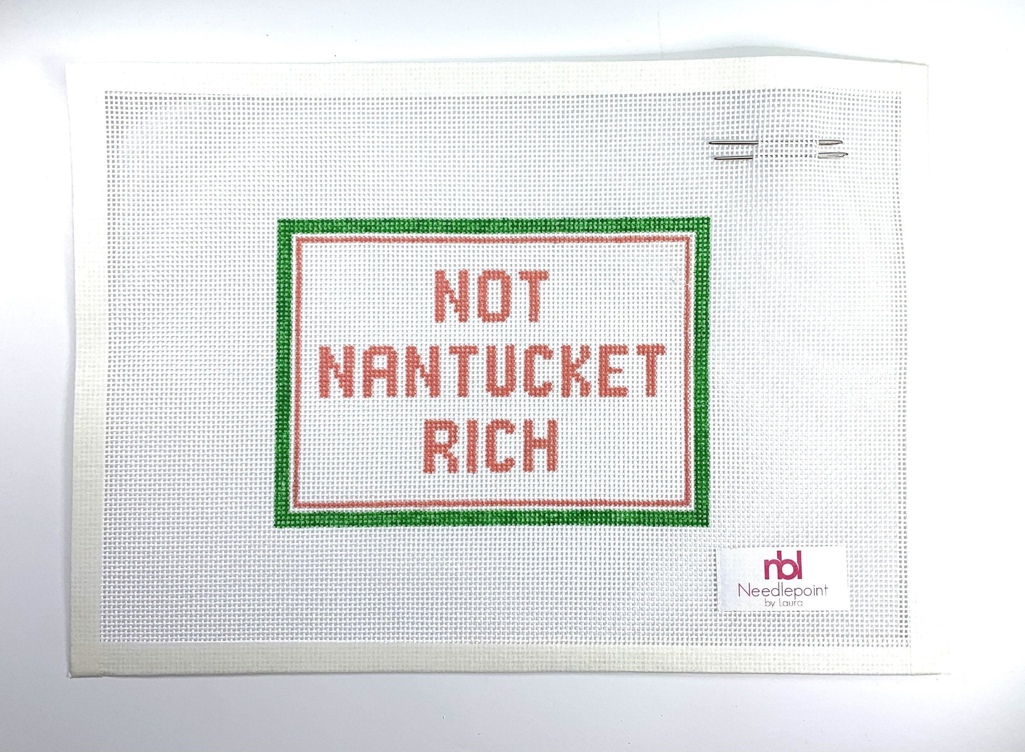 Not Nantucket Rich Needlepoint Canvas - Needlepoint by Laura