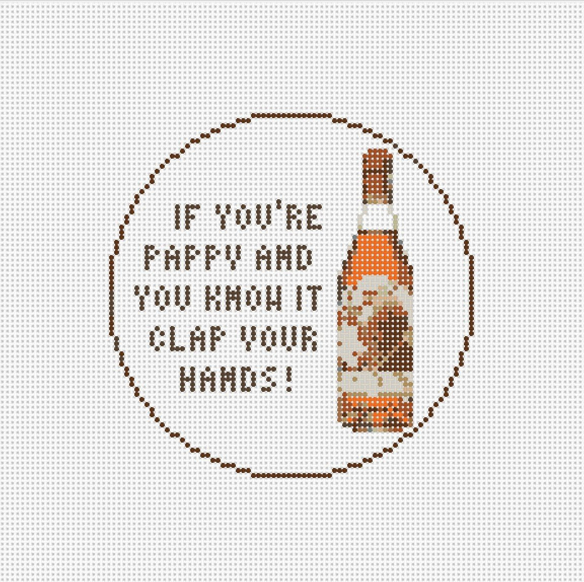 Pappy and You Know it Canvas - Needlepoint by Laura