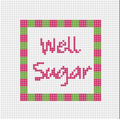 Well Sugar 3 by 3 - Needlepoint by Laura